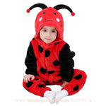 Macacão Bebê Inverno Fantasia Joaninha - Frete Grátis - Boutique Baby Kids