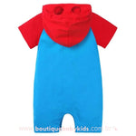 Macacão Bebê Fantasia Herói Super Homem Mesversário - Frete Grátis - Boutique Baby Kids