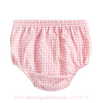 Conjunto Bebê Estampa Coelhinha com Tapa Fralda Rosa - Boutique Baby Kids