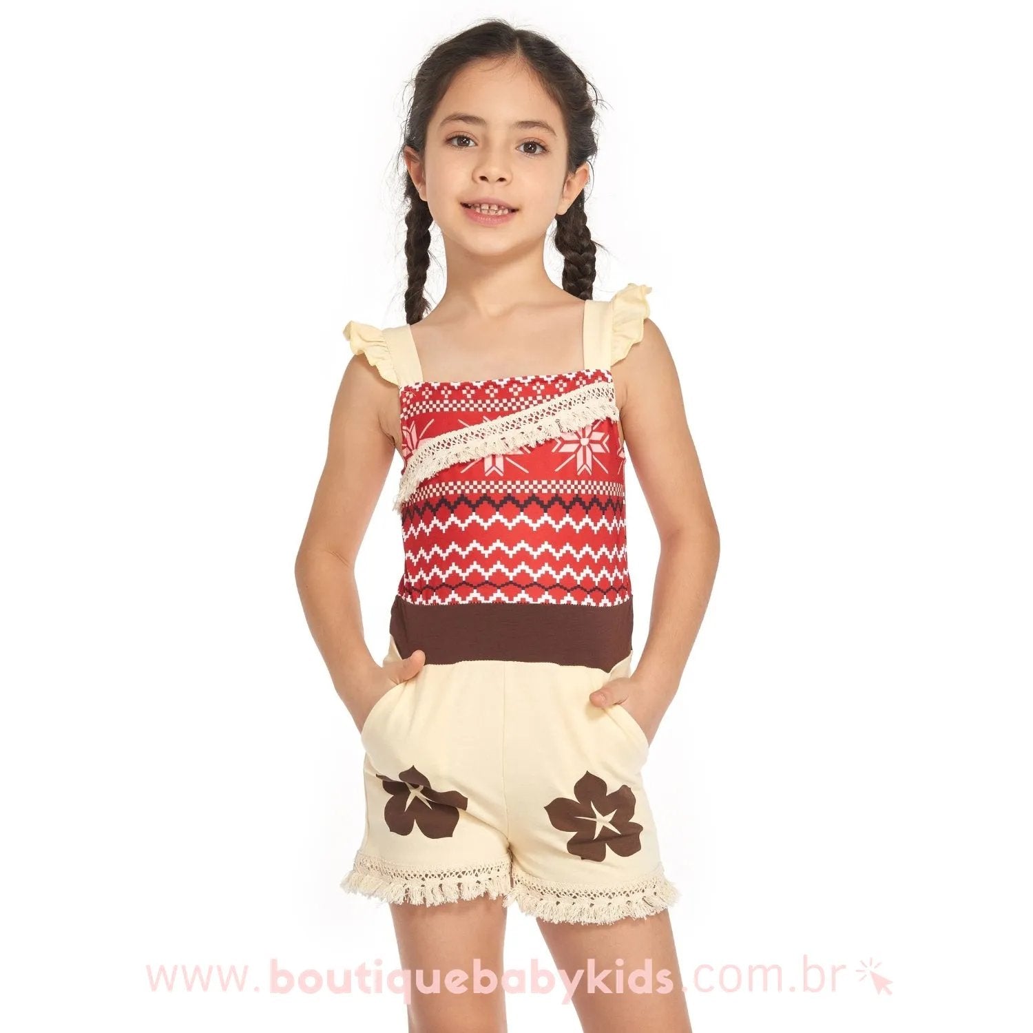 Conjunto Infantil Fantasia Princesa Moana - Frete Grátis – Boutique Baby  Kids