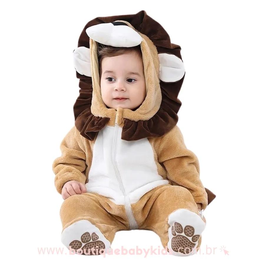 Macacão Bebê Fantasia Rei Leão - Boutique Baby Kids
