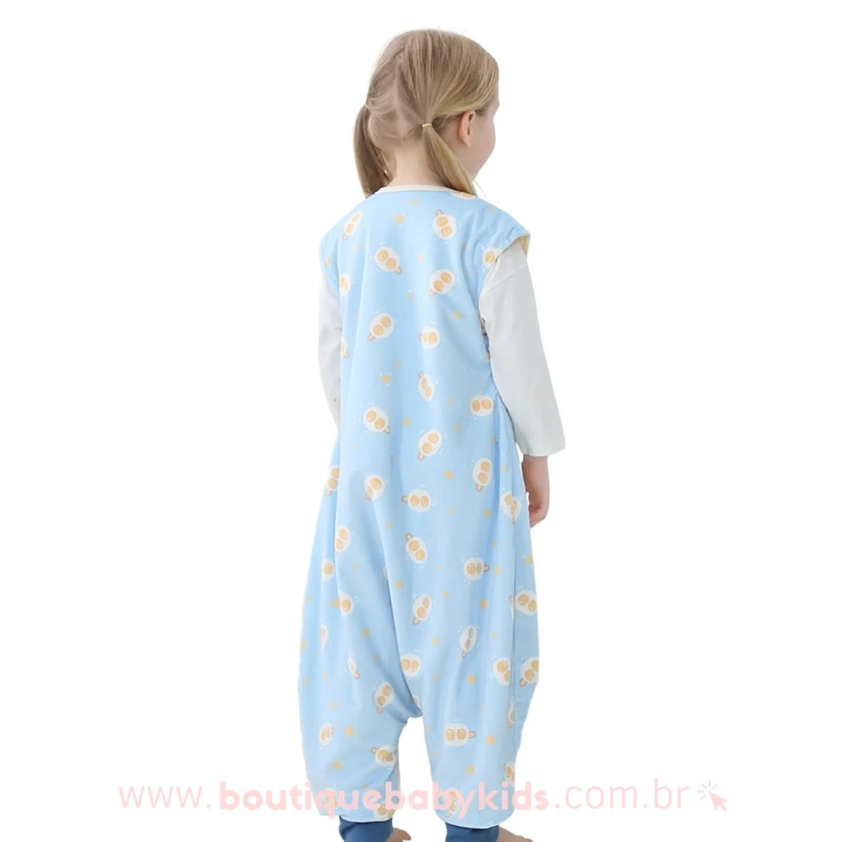 Saco de Dormir Infantil Ursinho Azul - 1 a 6 Anos - Frete Grátis - Boutique Baby Kids
