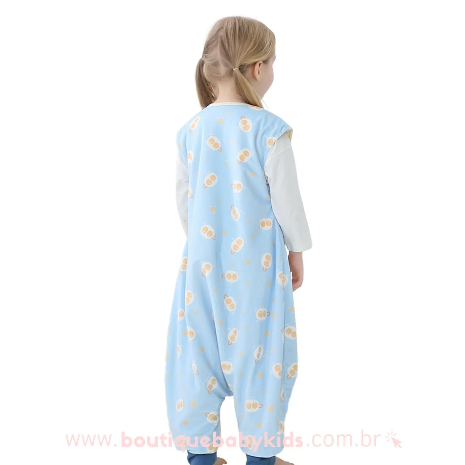 Saco de Dormir Infantil Ursinho Azul - 1 a 6 Anos - Frete Grátis - Boutique Baby Kids