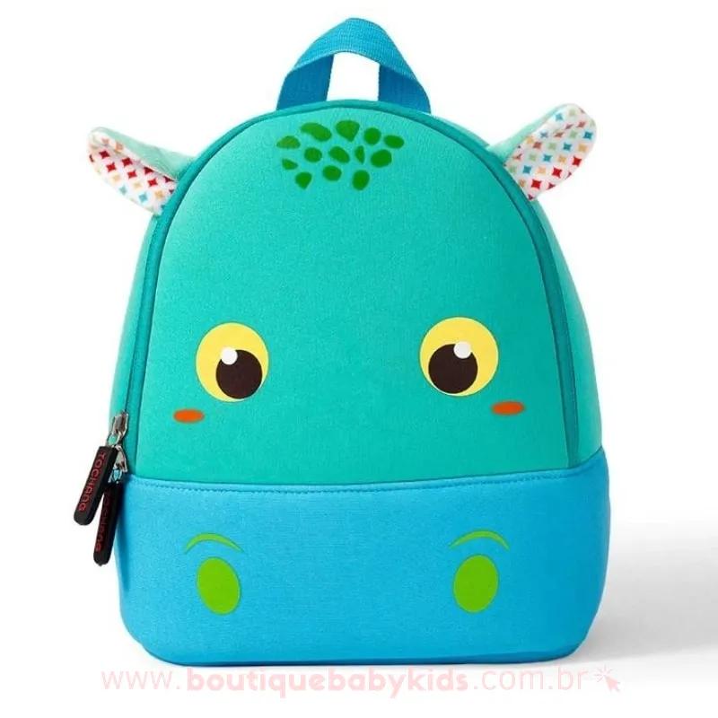 Mochila Infantil Costas Hipopótamo 3D Zoo - Frete Grátis - Boutique Baby Kids