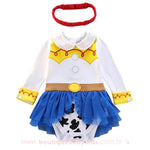 Body Bebê Fantasia Jessie Toy Story com Faixa - Boutique Baby Kids