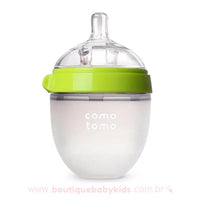 Mamadeira Silicone Comotomo Verde 150ML - Boutique Baby Kids